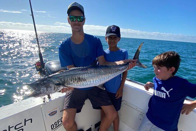 1/2 Day 5 Hour Offshore Fishing Charter - A 36-ft catamaran half-day: comfort, shade, and a crew that keeps it calm