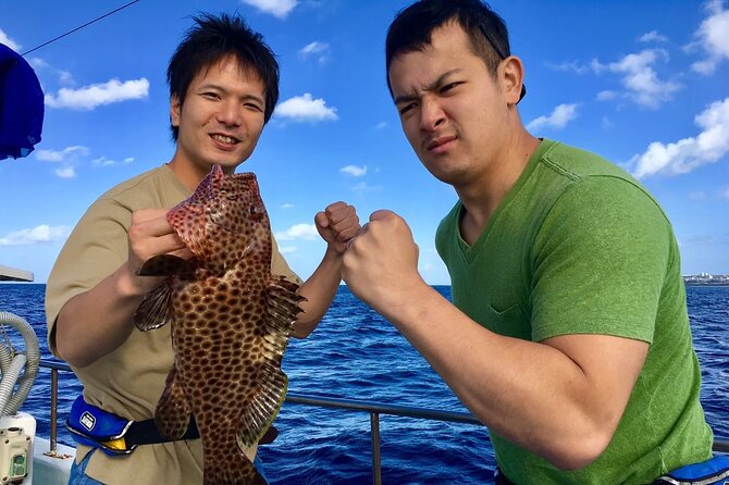 2 hours family fishing in Okinawa - If you catch fish: how the eating plan usually works