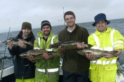 3 Hour Fishing or Sightseeing Charter - Meeting at Ewings Sea Angling and Boat Charters: quick, private, and group-sized