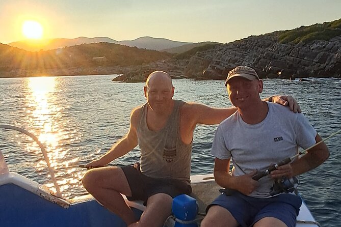 4 Hour Fishing and Swimming Boat Experience in Schisma Eloundas - Fresh-caught lunch: Greek salad, Cretan rusk, and dessert