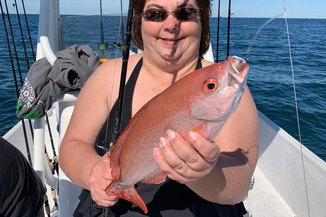 6-Hour Private Off-Shore Fishing Charter - Drinks, snacks, sun protection, and keeping what you catch