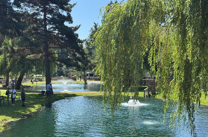 A Relaxing Day of Fishing and Fresh BBQ - Yard games and mini boat rides: the fun that keeps the day moving