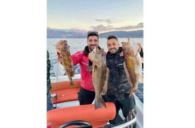Agios Nikolaos: Mirabello Bay Fishing Trip - From Ormos Bay in Agios Nikolaos: the start that sets the tone