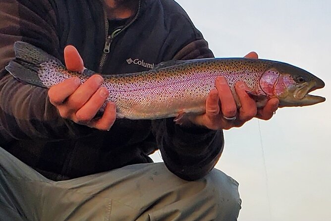 Anchorage Ice Fishing Adventure with transportation - Gear, bait, and the fish you’re aiming for
