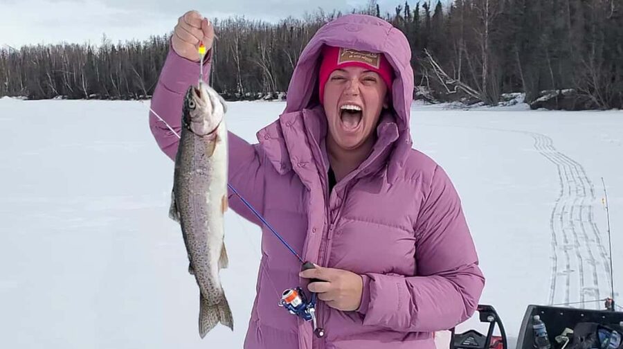 Anchorage: Ice Fishing Trip With Transportation - The heated tent setup: stay warm while you fish for real