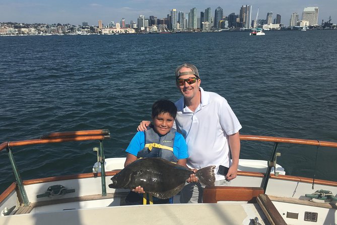 Bay Fishing Charter - Point Loma: bait prep, sea lions, and the sea bird bonus