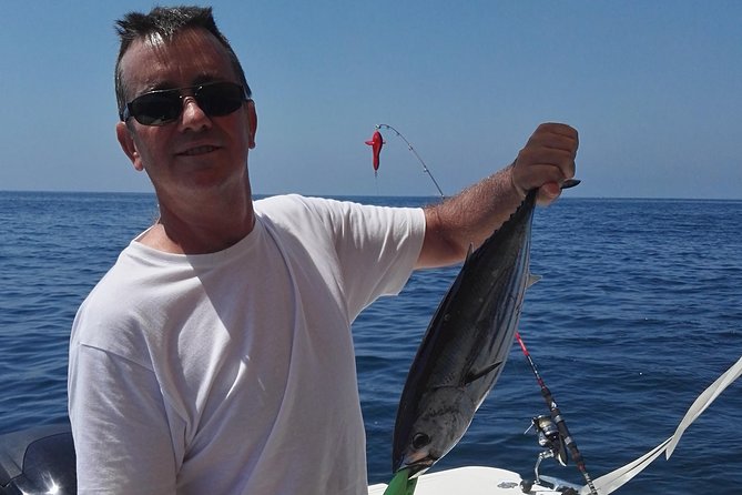 Boat and fishing trips in the Cadiz bay - Beach time, swimming, and paddle surf from an anchored boat