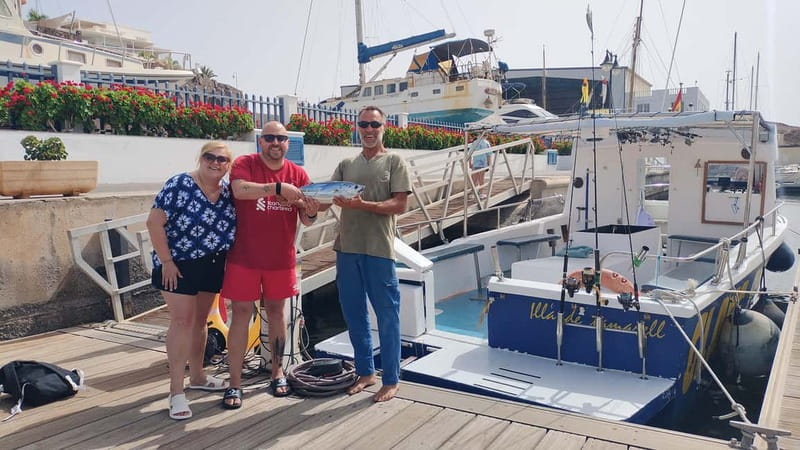 Bottom fishing & light trolling Puerto Calero, Lanzarote - What Happens on the Water: Jigging, Spinning, and Bottom Fishing