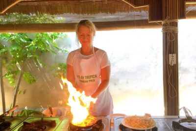 Cooking Class Hoi An:Local Market, Basket Boat, Fishing & Cooking - Stop 1: Eco-Village Cam Thanh and the Nipa Palm Basket Boat