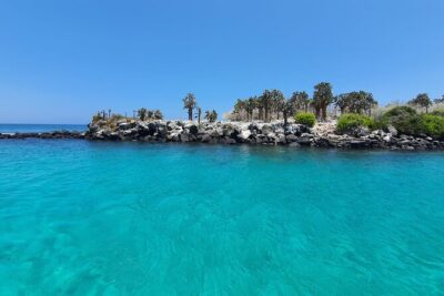 Day Tour to Santa Fe Island and Hidden Beach with snorkeling and fishing - Hidden Beach after lunch: white sand, marine iguanas, and an easy pace