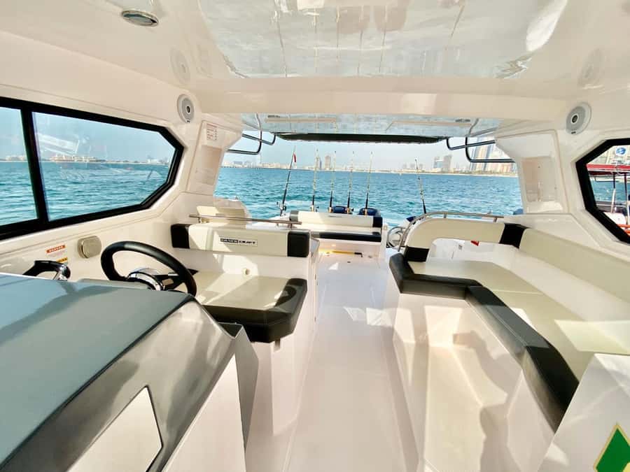Dubai: 4-Hour Deep-Sea Fishing Cruise - Leaving Dubai Marina: the Bluewater Island and Ain Dubai pass