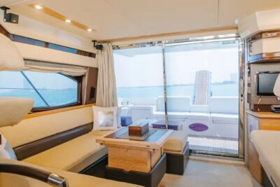 Dubai Private Luxury Yacht Tour with Fishing Facilities - The route: Ain Dubai, Burj Al Arab, and Palm Jumeirah from the water