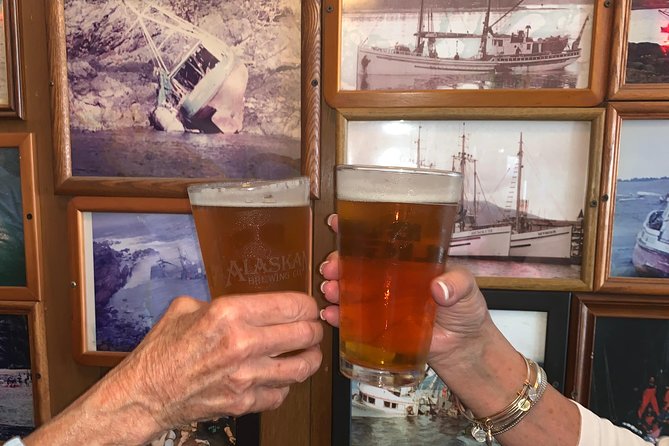 Fish Tales & Ales - 90 minute Historical Walking Tour of Fishing Fleet and Bars - Stop 1: Sourdough Bar and the Shipwreck Bar wall of shame