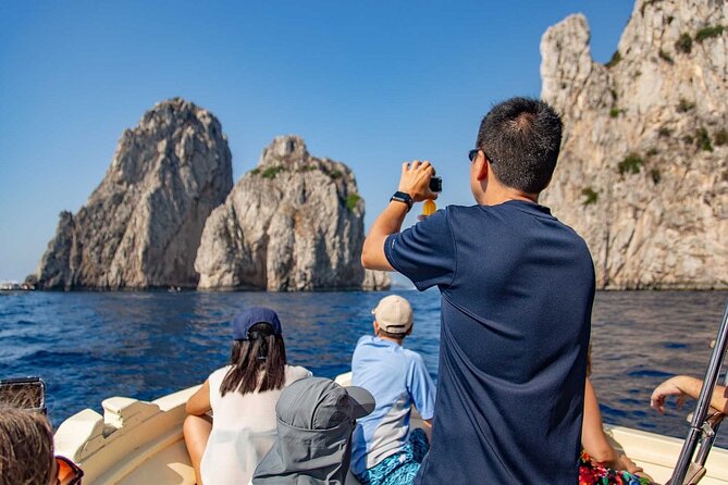 Fishing and Tourism in Capri - The cruise to Capri: coast views plus onboard commentary