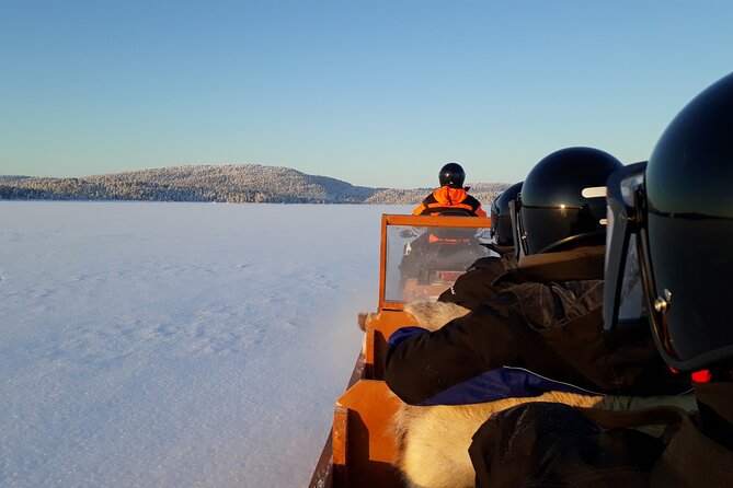 From Ivalo: Ice Fishing Safari to Lake Inari, reindeers & lunch - Lake Inari ice fishing: how it works on a lake with 3,000 islands