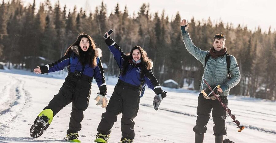 From Rovaniemi: Snowshoeing and Ice Fishing Tour - Campfire Skills: Building Heat Without Matches
