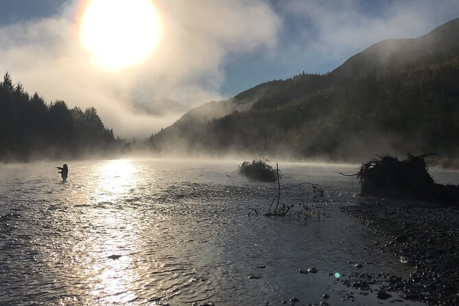 Full day fishing trips - The Kenai canyon scenery (and why it matters between casts)