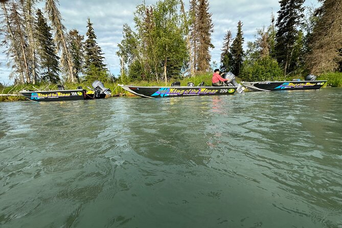 Half day Alaska Salmon Fishing on the Kenai Peninsula - The walking part: launch to spot distances you should plan for