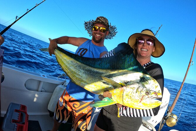 Half-day Big Fishing in Moorea on shared tour - What you can catch (tunas, mahi mahi, marlin, and more) and why the fight matters