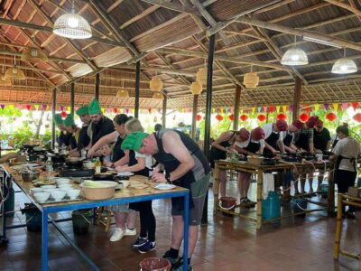 Hoi An: Cooking Class, Crab Fishing-Basket Boat, Market Tour - Cam Thanh coconut forest by basket boat: fun, heat, and local rhythm