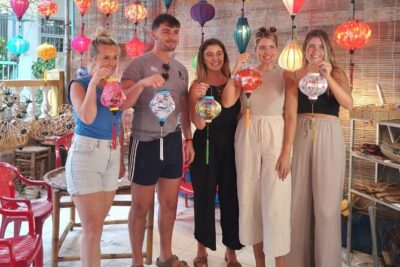 Hoi An Full Lantern Making Class , Basket Boat , Crab Fishing And Food - The schedule: what you do from Bay Mau coconut forest to Cam Thanh waters