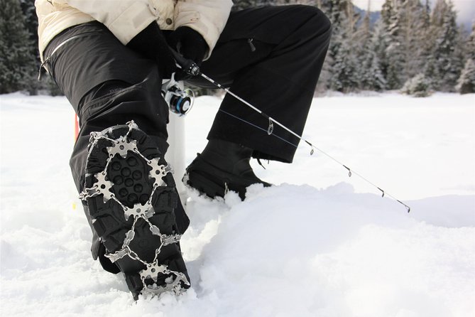 Ice Fishing Adventure in Whistler - Catch-and-Release Rainbow Trout: The Point of the Day
