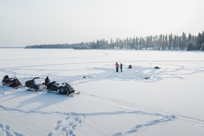 Ice Fishing and Snowmobile Safari Combo in Lapland - Pickup and meeting points around Rovaniemi and Santa Claus Village