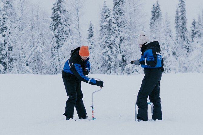 Ice Fishing by Snowmobile in Levi - Key Things You’ll Notice Right Away