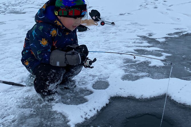 Ice Fishing in Fairbanks - Catch to kitchen: the on-site fish meal is the real closer