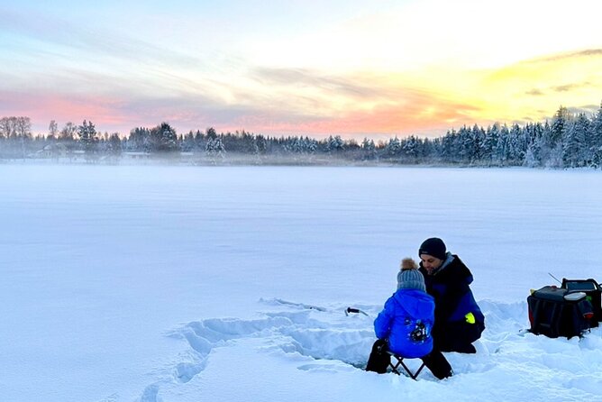 Ice Fishing with Snowmobiles - Key things that make this ice-fishing tour work