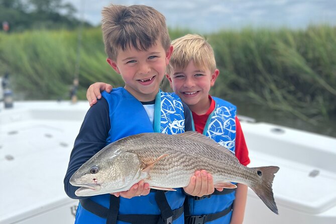 Inshore Fishing Charter - On the Water: Inlets, Sounds, Tidal Creeks, Marsh Grass, and Oyster Banks