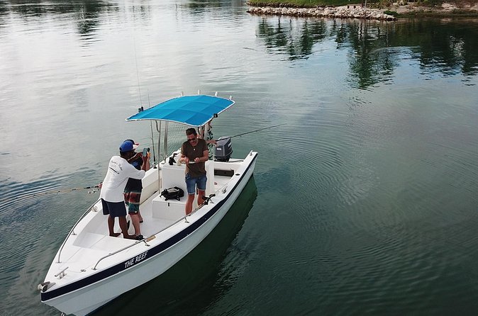 Inshore & Fly Fishing Punta Cana Private charter at Marina Cap Cana - Snorkeling Equipment Included: Make the Most of the Breaks
