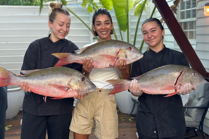 Key West Private Fishing Charters- 4 HRS 36 FT HATTERAS COWBOY - Crew Style Matters: Sam and Jess, AJ and Shaun, Chris and Will, and the “Fisherman First” Approach