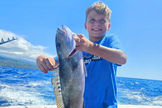 Kona Hawaii Per Person Shared Fishing with Bite Me Sportfishing - Results Vary: From Tuna and Ono to the Marlin Story