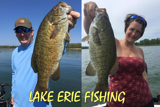 Lake Erie Smallmouth Fishing Charters - 4 to 8 hours on the water: how your day is paced