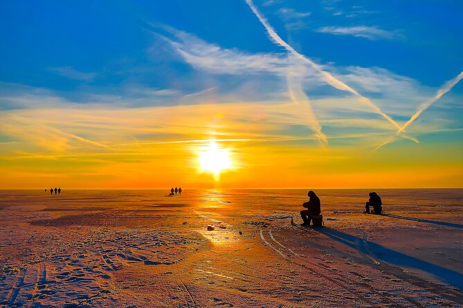 Lapland Ice Fishing Experience from Rovaniemi - The campfire barbecue: warm food in snow does something to your mood