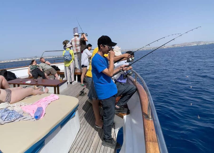 Larnaca: Glass-Bottom Boat Cruise with Fishing and BBQ Lunch - Key highlights you shouldn’t miss