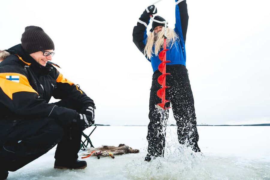 Levi: A fun Ice Fishing Experience in Levi, 3 HOURS - Why Arctic Ice Fishing Feels Like a Reset in Levi