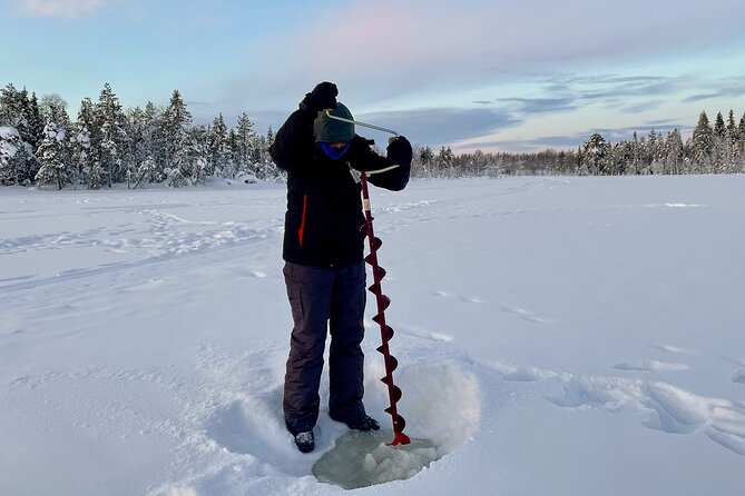 Levi: Small group ice fishing experience - The Small-Group Comfort Factor (Up to 7 People)