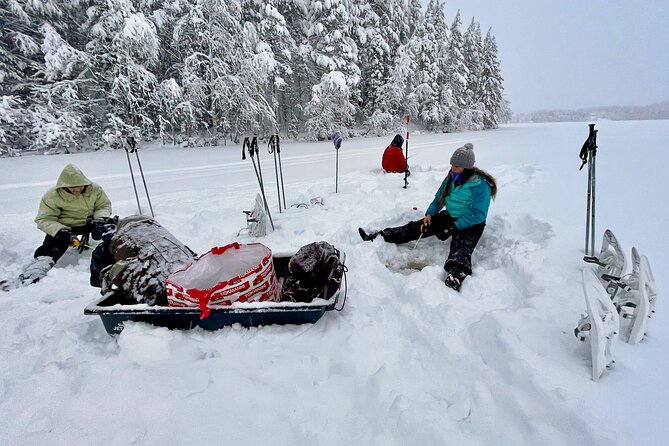 Levi: Small group ice fishing experience - How You Drill and Set Up the Gear (So You Actually Fish)