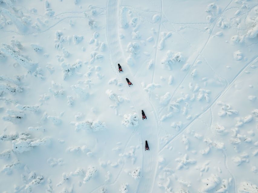 Levi: Snowmobile Safari with Ice Fishing and Outdoor Lunch - Snowmobile Driving in Lapland: Two Riders, One Machine