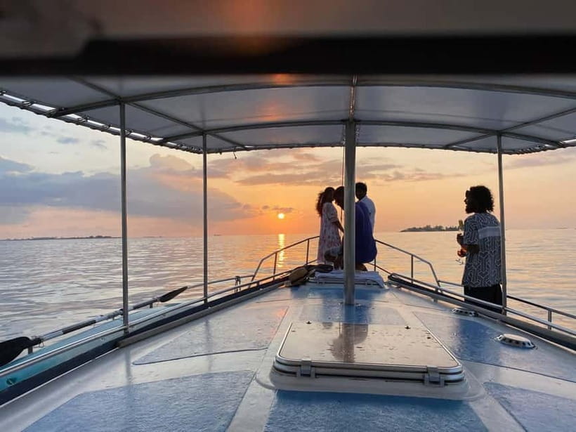 Maldives Sunset Fishing Trip: A Tranquil Angling Experience - Cruising Past Reefs Before the Fishing Gets Real