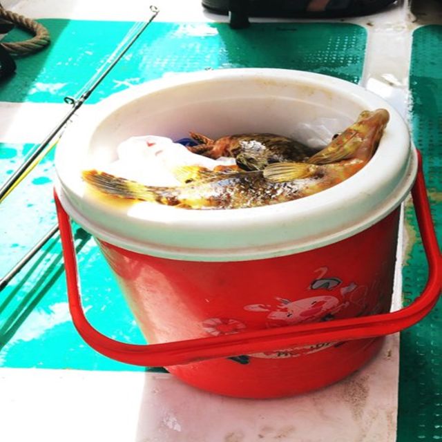 Nha Trang - Private Fishing tour - Mini Beach: calm cove time and ocean sunset vibes