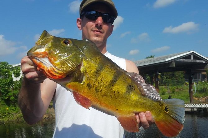 Peacock Bass Fishing Trip in Boynton Beach - The 21-Foot Boat Setup: Comfortable, Practical, and Built for Fishing
