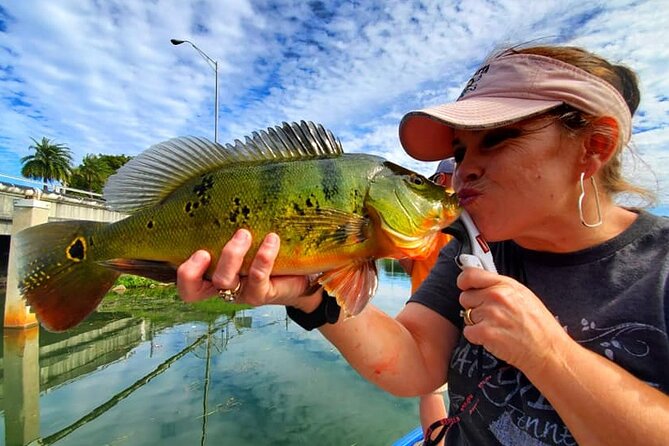 Peacock Bass Fishing Trip near Miami South Beach - The 45+ miles of canals and lakes: how the water shapes your fishing day