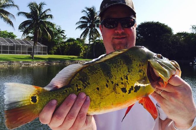 Peacock Bass Fishing Trips near Boca Raton - The Main Fishing Block on Lake Ida: Peacock Bass, Clown Knife, and Real Coaching
