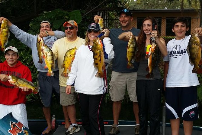 Peacock Bass Fishing Trips near Palm Beach Florida - What you’re targeting: butterfly peacock bass plus a bonus catch culture