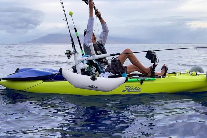 Pelagic Kayak Fishing Charter Lahaina - How the 4-hour kayak fishing plan really plays out