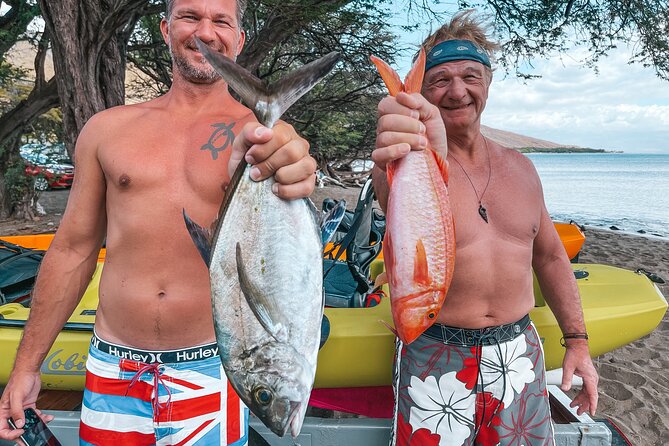 Pelagic Kayak Fishing Charter Lahaina - Small-party setup and weight limits you should plan for