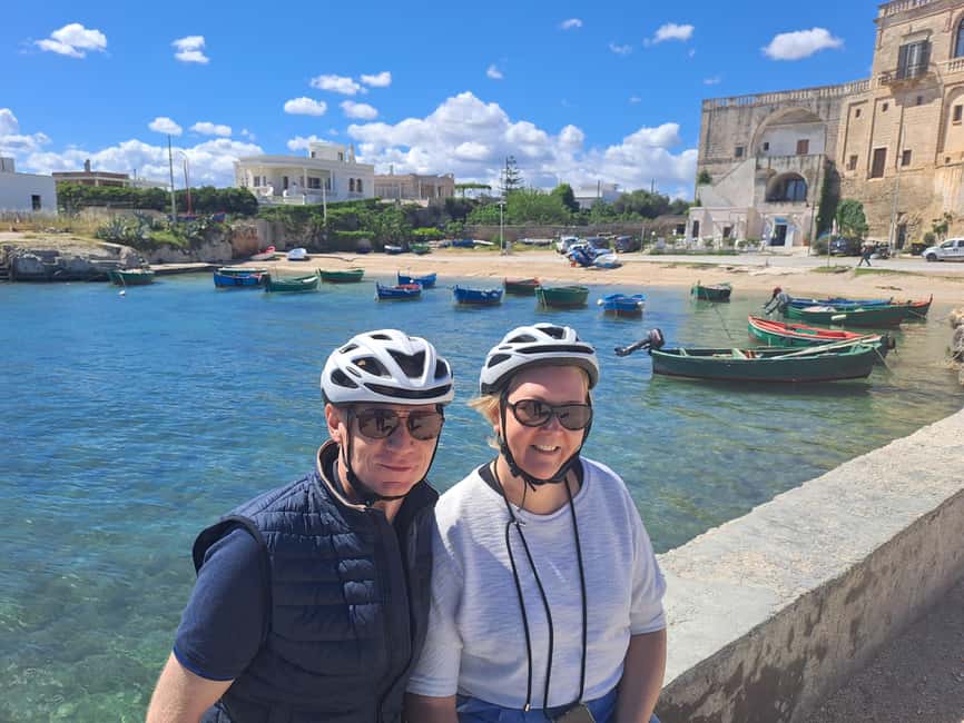 Polignano: Guided e-bike tour, sea cliffs & San Vito - The Hidden Marina Stop and the Small Offshore Islet